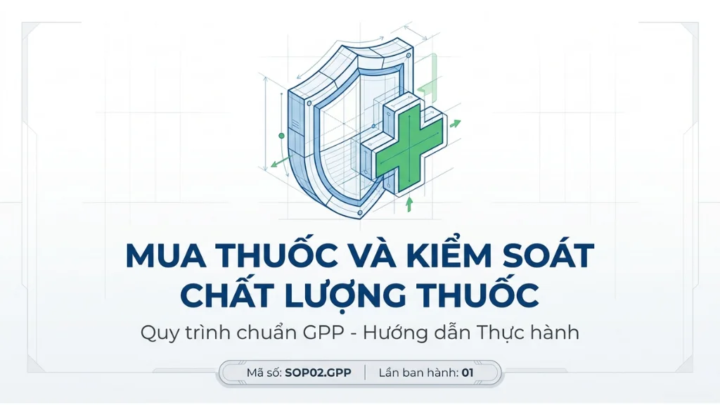 Quy trình mua thuốc và kiểm soát chất lượng tại nhà thuốc (SOP 02.GPP)