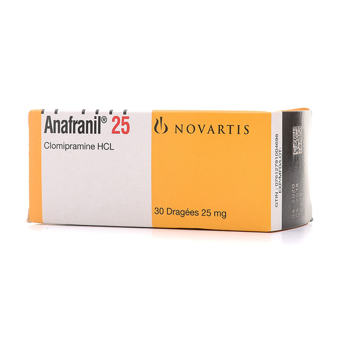 Thuốc Anafranil 25mg Novartis Điều trị chứng trầm cảm (30 viên)