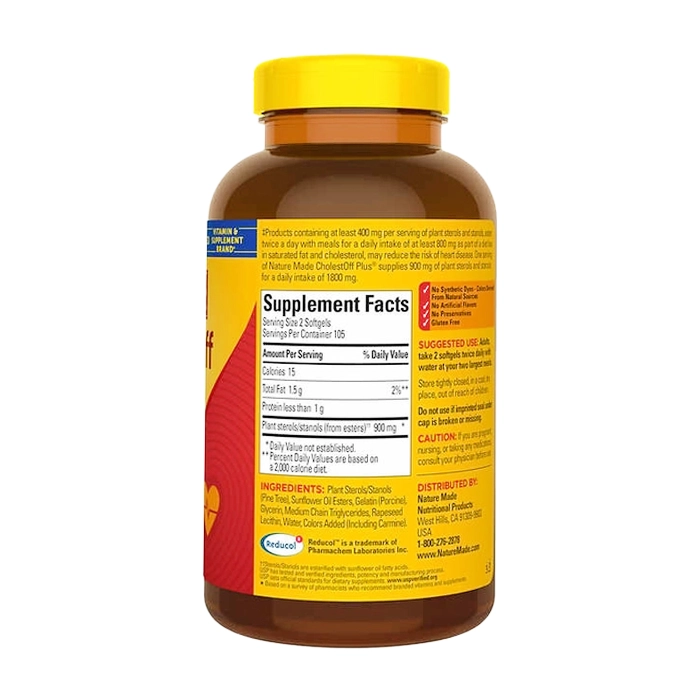 CholestOff Plus Nature Made Viên uống hỗ trợ tim mạch (210 viên) - 2
