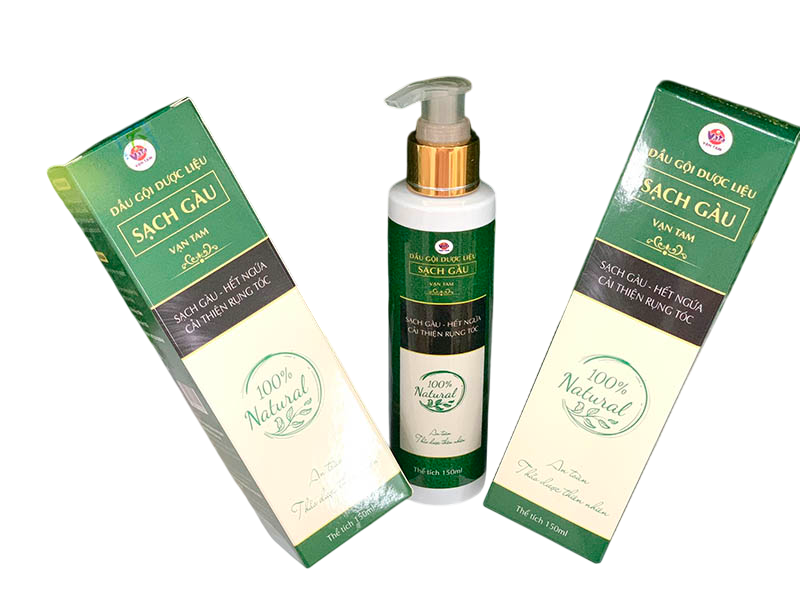 Dầu gội Dược liệu sạch gàu Vạn Tam (150ml) - 2