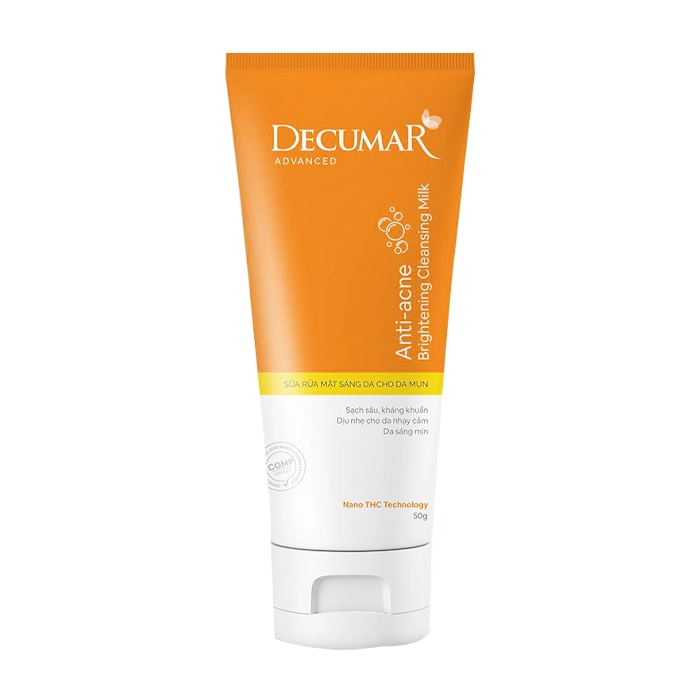 Sữa rửa mặt Decumar 50g Anti Acne Brightening Cleansing Milk - 2