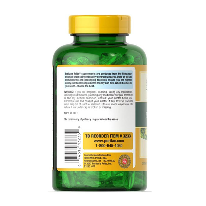 Evening Primrose Oil 1300mg Puritan’s Pride Tinh dầu hoa ạnh thảo (120 viên) - 2
