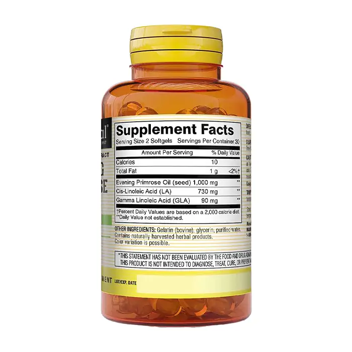 Evening Primrose Oil Mason Natural Tinh dầu hoa anh thảo (60 Viên) - 2
