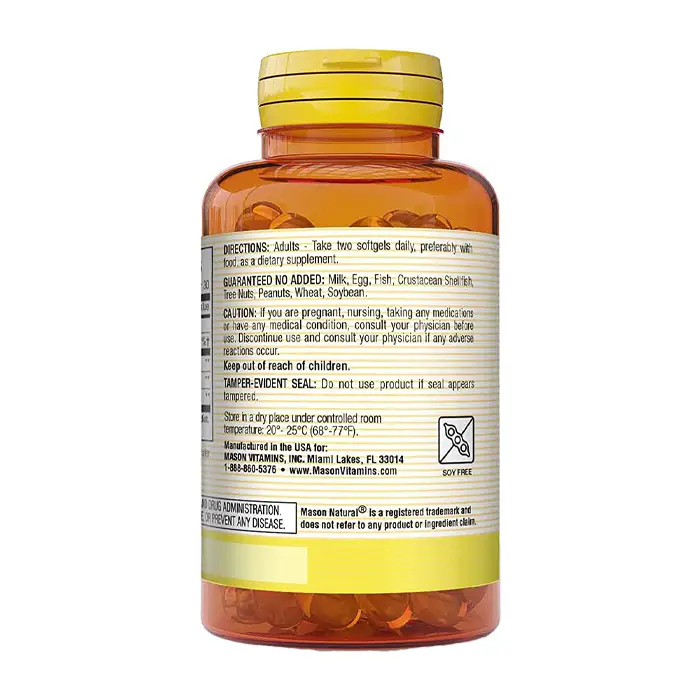 Evening Primrose Oil Mason Natural Tinh dầu hoa anh thảo (60 Viên) - 3