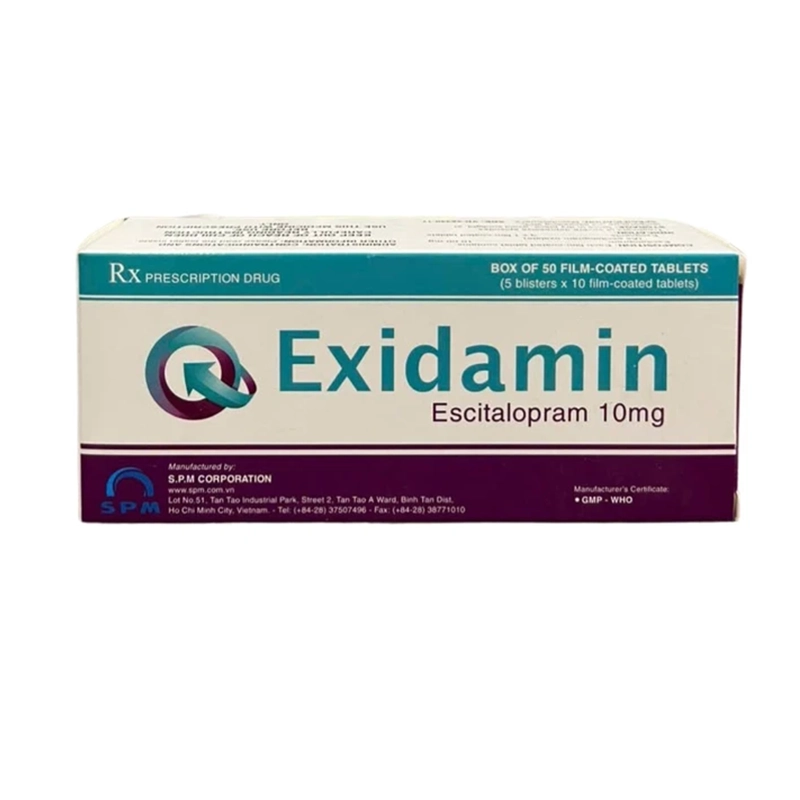 Thuốc Exidamin 10mg Điều trị trầm cảm (50 viên)