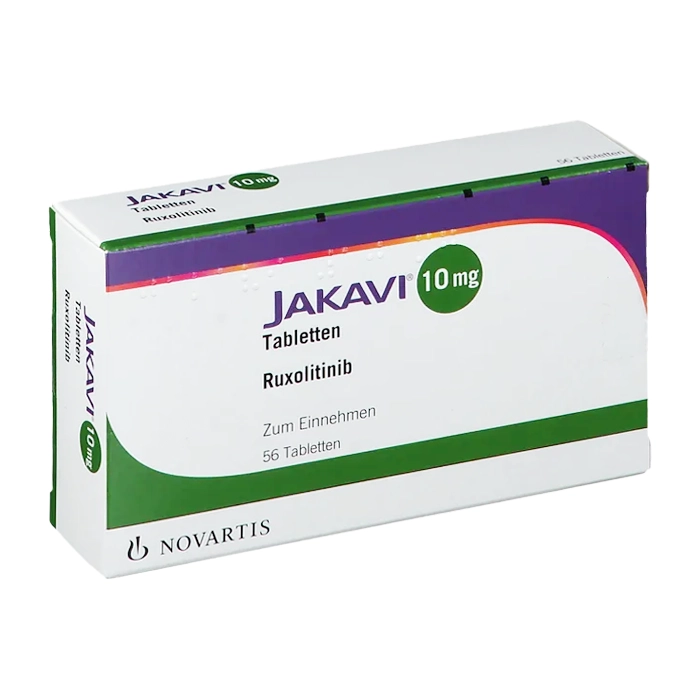 Thuốc Jakavi 10mg Điều trị bệnh nhân bị xơ tủy xương (56 viên)