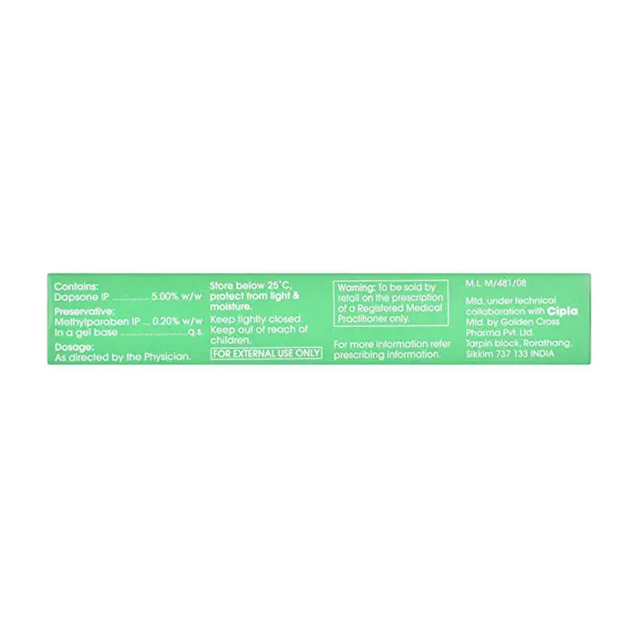 Kem trị mụn Acnedap Gel 5% Cipla 15g - 4
