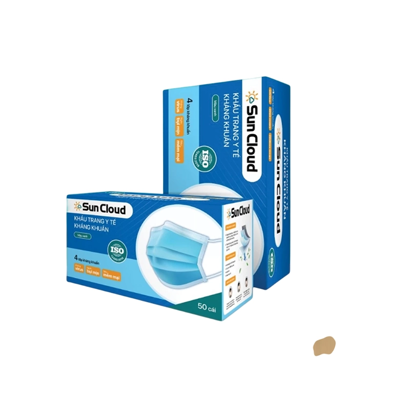 Khẩu trang y tế 4 lớp Sun Cloud (50 cái) - 2