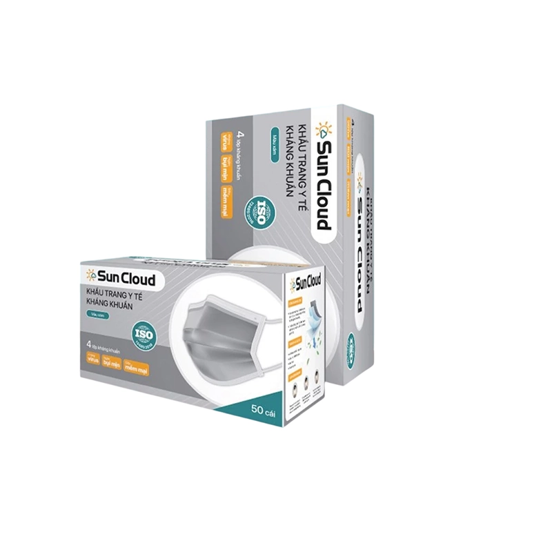 Khẩu trang y tế 4 lớp Sun Cloud (50 cái) - 3