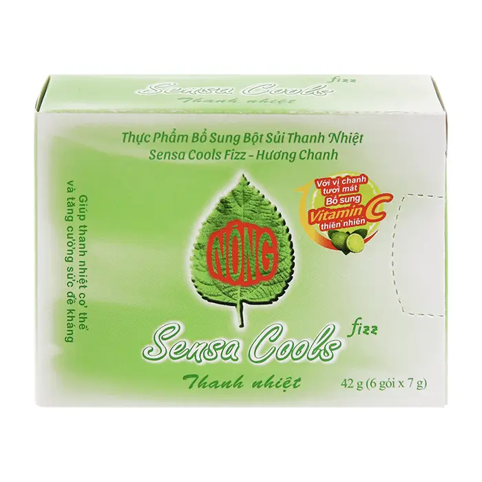 Sensa Cools Bột sủi thanh nhiệt bổ sung vitamin C (6 gói) - 2