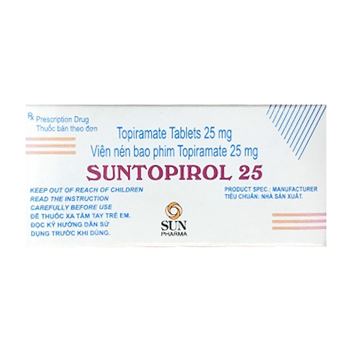 Thuốc Suntopirol 25mg Điều trị bệnh động kinh (50 viên)